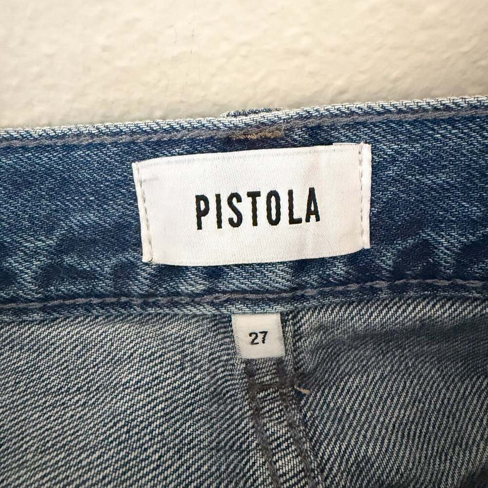 NWT Pistola Hendrix Charmed Jeans 27 Studded High Rise Baggy Wide Leg - Picture 8 of 12